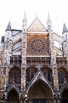Exterior of Westminster Abbey, London, England